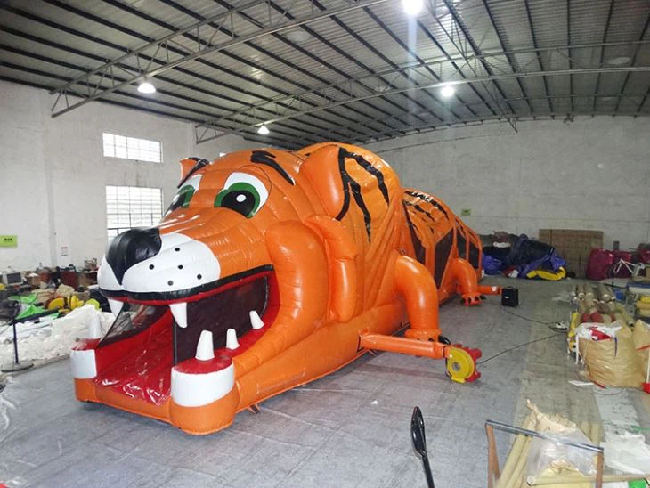 tiger inflatable obstacle course