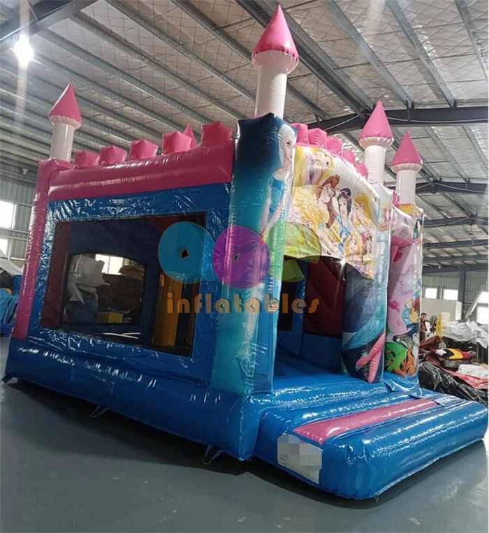 Princess Inflatable Combo Slide